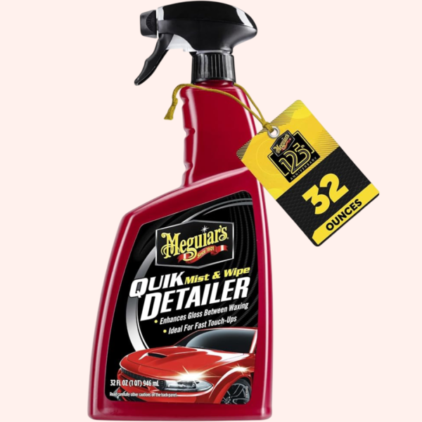 Nowzar Distributors - Products (20) Meguiar's Quik Detailer, Quick Car Detailing Spray, Removes Light Dust, Fingerprints & Smudges, Enhances Gloss, 32 Oz