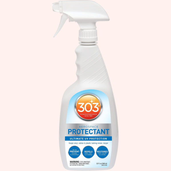 303 Aerospace Protectant for Vinyl, Plastic & Rubber, UV Protection & Surface Conditioner, Non-Greasy Finish, 32 Oz