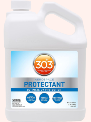 303 Aerospace Protectant for Vinyl, Plastic & Rubber, UV Protection & Surface Conditioner, Non-Greasy Finish, 1 Gallon