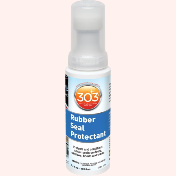 303 Rubber Seal Protectant for Weatherstripping, Automotive Door & Window Seals, Helps Condition & Protect Rubber, 3.4 Oz