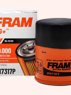 FRAM Extra Guard EG+ PH7317P Engine Oil Filter, 10,000-Mile Change Interval, Spin-On Automotive Replacement Oil Filter, Engine Protection for Select Vehicles