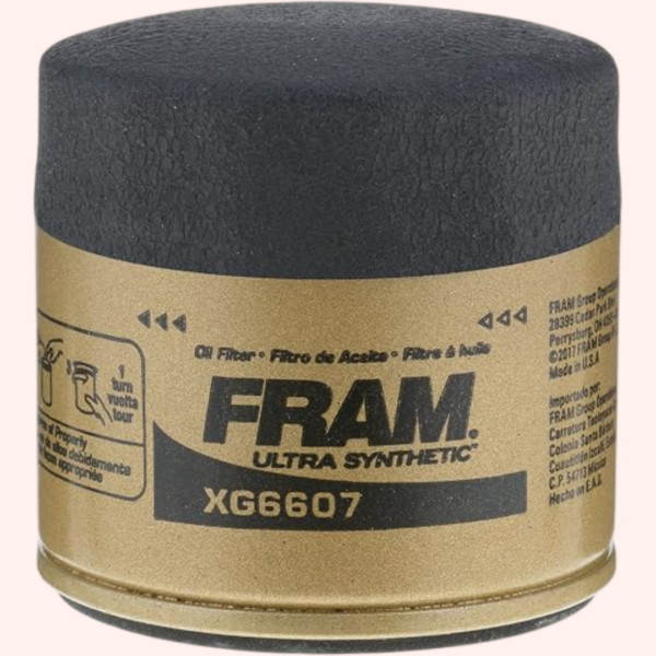 FRAM XG6607P Ultra Synthetic Oil Filter with SureGrip – High-Performance Automotive Replacement Filter for Extended Synthetic Oil Change Intervals