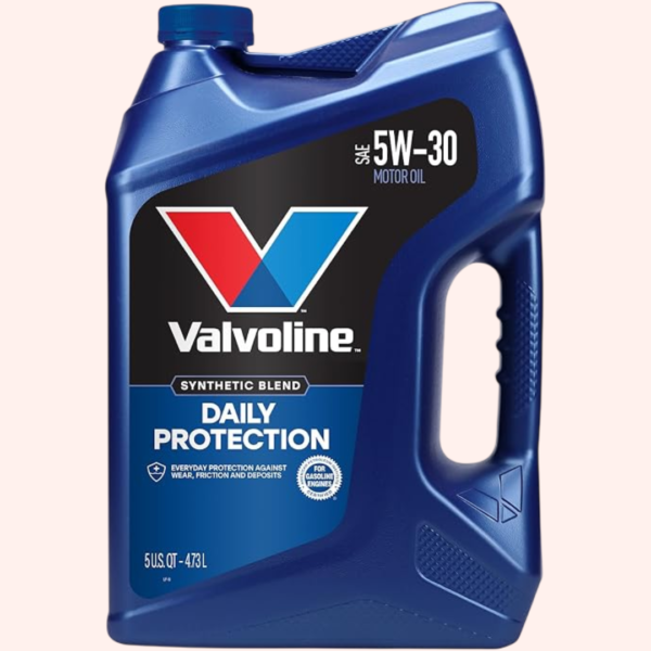Valvoline Daily Protection SAE 5W-30 Synthetic Blend Motor Oil – 5 Quarts