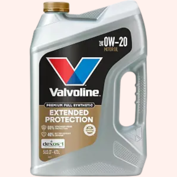 Valvoline Extended Protection Full Synthetic Motor Oil SAE 0W-20, 5 Quarts – Advanced Engine Protection & Performance